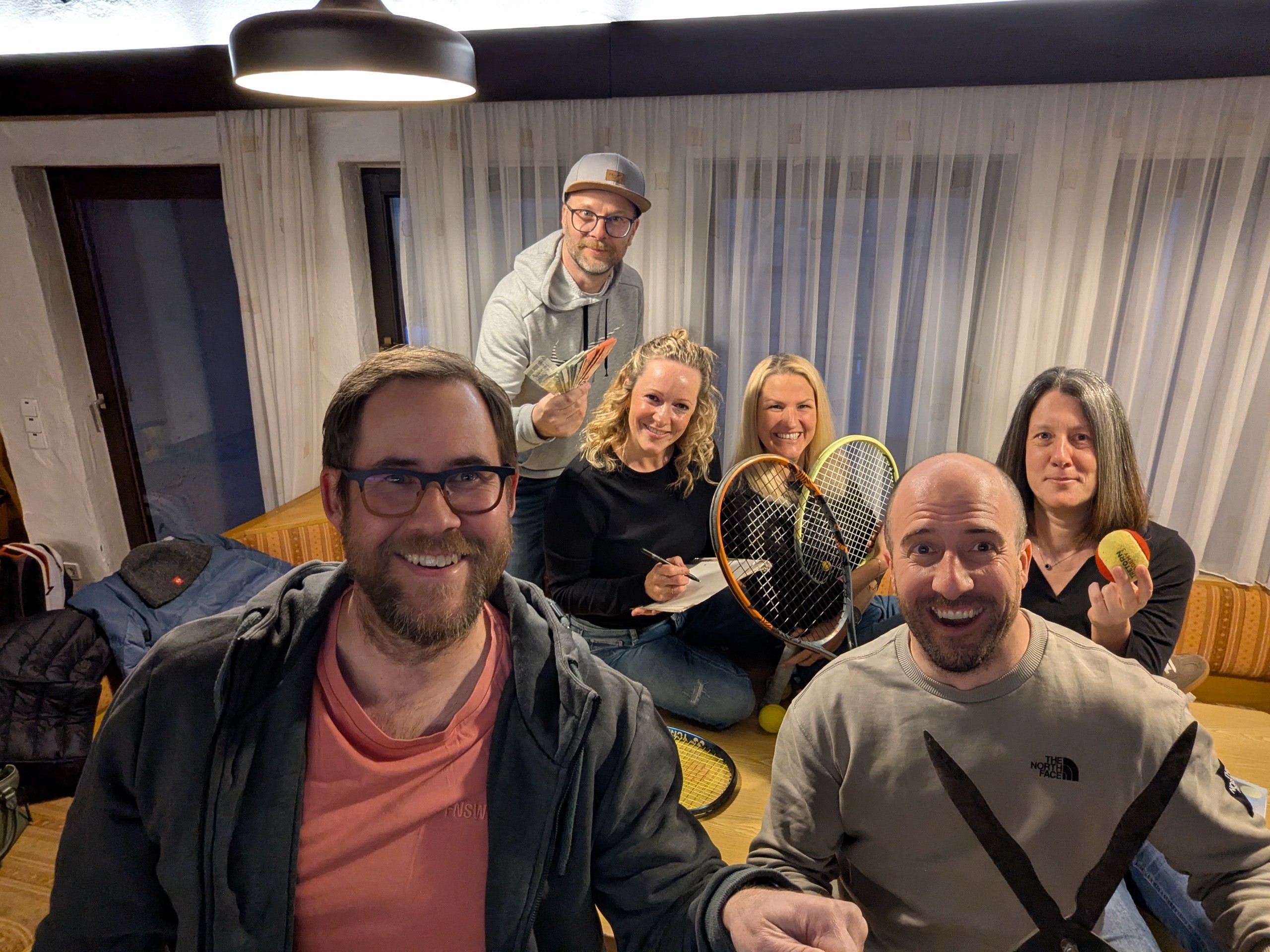 Der Ausschuss der Tennisabteilung